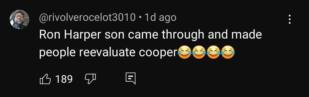 Fan reacting to Jeff Teague's thoughts on Cooper Flagg.